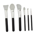 Peach-Pink Portable Makeup Brush Set Professional Cosmetic Tools for Women for Daily Use Eye Makeup Soft Bristles for Natural Finish