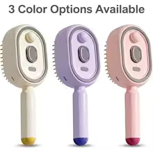 Electric Spray Air Cushions Massage Comb 3 in 1 Self Cleaning Steam Essential Oil Brush Rechargeable Spray Scalp Massager Combs